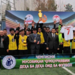 Финал футбольного турнира среди сельских и районных команд в Таджикистане: победителям вручены кубки и денежные призы