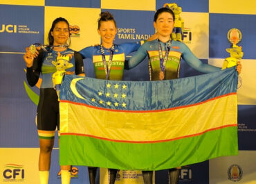 Сборная Узбекистана завоевала три медали на старте Кубка Азии по велотреку