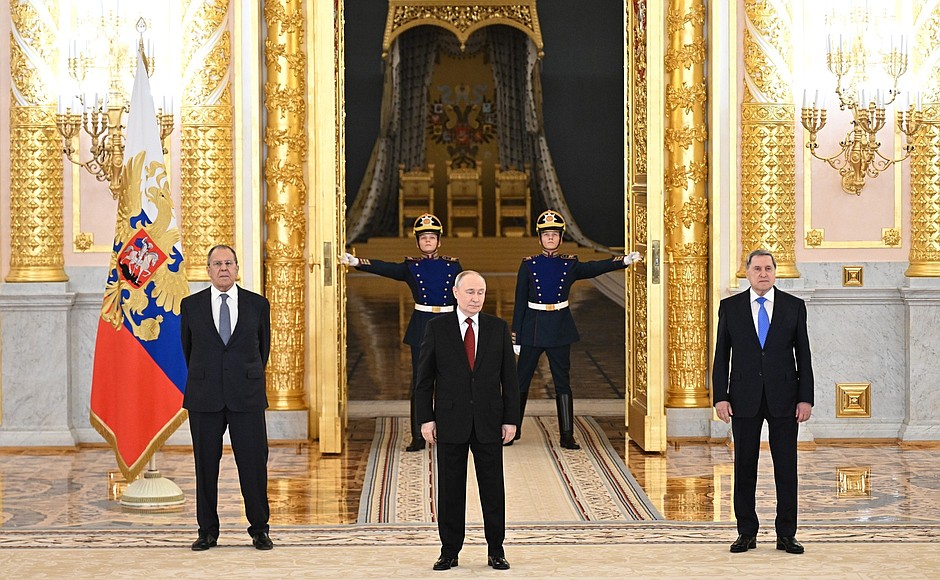 Принятие верительных грамот и выступление перед дипкорпусом: Первое публичное заявление Президента России в 2026 году